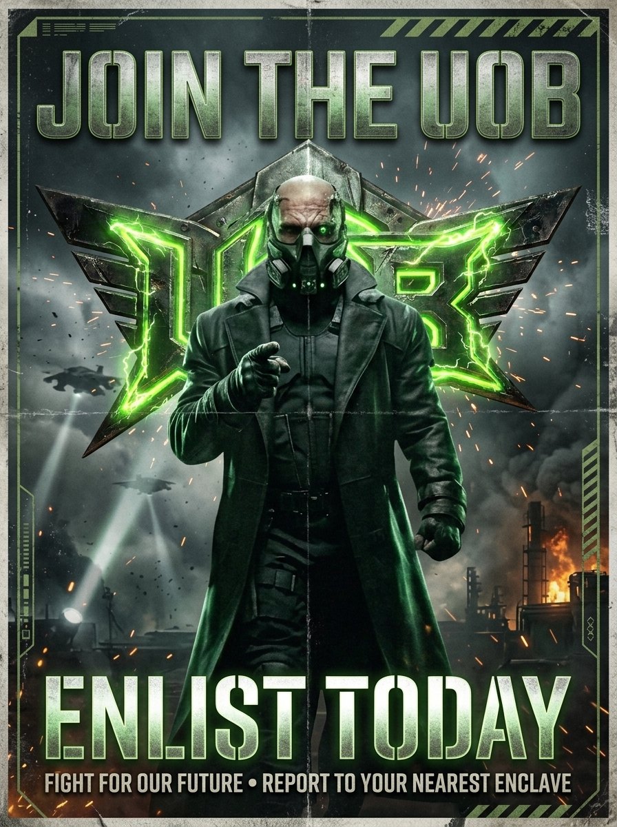 UOB enlistment poster